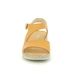 Walk in the City Comfortable Sandals - Yellow - 9371/36170 TRAMBA WIDE FIT