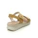 Begg Exclusive Wedge Sandals - Yellow - 937147200/08 TRAMBA WIDE
