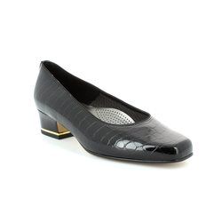 Ara Court Shoes - Black croc - 41859/06 GRACO