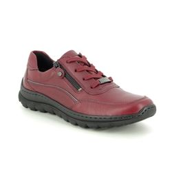 Ara Comfort Lacing Shoes - Red leather - 18522/77 TAMPA