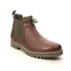 Barbour Chelsea Boots - Brown leather - MFO0662/BR76 WALKER