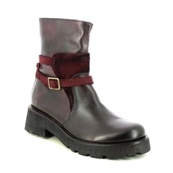 Felmini Ankle Boots - Wine leather - D550/81 NADIR  STRAP