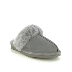 Begg Exclusive Slippers - Grey suede - 4030403 NANCY