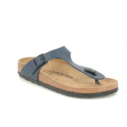 Birkenstock Toe Post Sandals - Navy - 0143623 GIZEH  NARROW