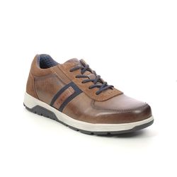 Bugatti Casual Shoes - Tan Leather  - 321A5E04/6300 ARUS