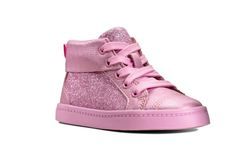 Clarks Girls Trainers - Pink - 462546F CITY OASIS HT