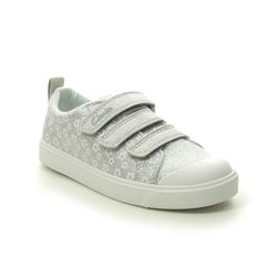 Clarks Girls Trainers - Silver - 491097G CITY VIBE K