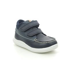 Clarks 1st Shoes & Prewalkers - Navy leather - 448187G CLOUD TUKTU T