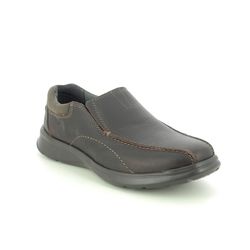 Clarks Slip-on Shoes - Brown leather - 196148H COTRELL STEP
