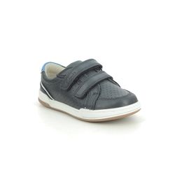 Clarks Boys First and Toddler Shoes - Navy Leather - 589887G FAWN SOLO T