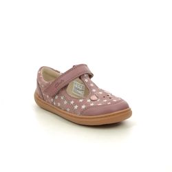 Clarks 1st Shoes & Prewalkers - Pink suede - 695917G FLASH MOUSE K