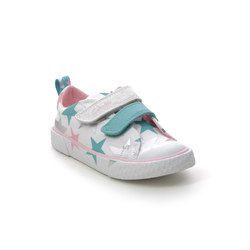 Clarks Girls Trainers - Cotton - 663546F FOXING LO K