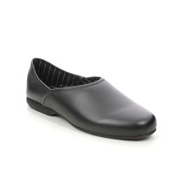 Clarks Slippers & Mules - Black leather - 447207G HARSTON ELITE