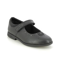 Clarks Girls Shoes - Black leather - 697057G MAGIC STEP MJ O