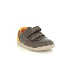 Clarks Boys First and Toddler Shoes - Brown leather - 567757G REX QUEST T