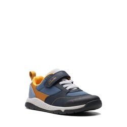 Clarks Boys First and Toddler Shoes - Navy - 751416F STEGGY STRIDE K