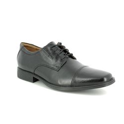 Clarks Smart Shoes - Black leather - 103098H TILDEN CAP
