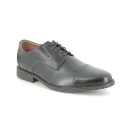 Clarks Smart Shoes - Black leather - 529128H WHIDDON CAP