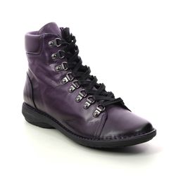 Creator Hi Top Boots - Purple Leather - IB20272/95 NOTELACE