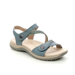 Earth Spirit Comfortable Sandals - BLUE LEATHER - 40561/73 MALIBU