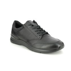ECCO Casual Shoes - Black leather - 511734/51052 IRVING