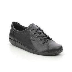 ECCO Comfort Lacing Shoes - Black - 206503/56723 SOFT 2.0