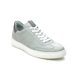 ECCO Trainers - Light Grey Leather - 504714/54674 STREET TRAY MENS
