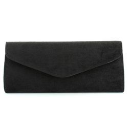 Begg Exclusive Occasion Handbags - Black Suede - 1919/31 BLOSSOM     Black Suede