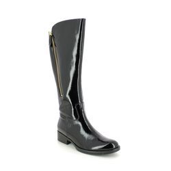Gabor Knee High Boots - Black patent - 91.605.97 ADELINA ZIP