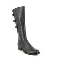 Gabor Knee High Boots - Black leather - 91.606.27 ADIEU  KALMER
