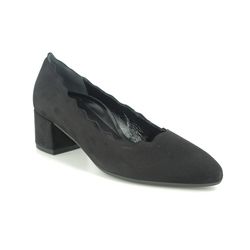 Gabor Court Shoes - Black suede - 52.141.47 DENT