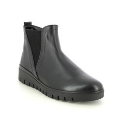 Gabor Chelsea Boots - Black leather - 32.051.57 DUBLIN WIDE