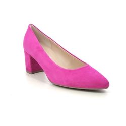 Gabor Court Shoes - Fuchsia Suede - 41.450.15 KAYO   HELGA