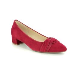 Gabor Court Shoes - Red nubuck - 41.430.15 PRINCE