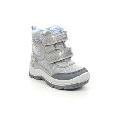 Geox Infant Girls Boots - Silver - B163WB/C1009 FLANFIL G TEX