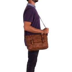 Gianni Conti Handbags - Tan Leather  - 4203350/25 COMO SATCHEL 2