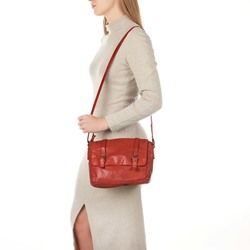 Gianni Conti Handbags - Red leather - 4203350/50 COMO SATCHEL 2