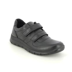 IMAC Mens Riptape Shoes - Black leather - 2691/2290011 ELLIOT 2V