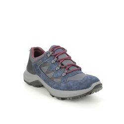 IMAC Walking Shoes - Navy Suede - 9678/7030011 GEO LO TEX