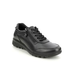IMAC Comfort Lacing Shoes - Black leather - 6190/1400011 KARENAL ZIP