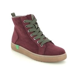 Jana Hi Top Boots - Bordeaux - 25280/29577 DURLHIT VEGAN