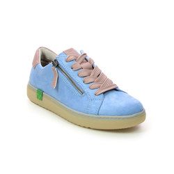 Jana Comfort Lacing Shoes - Blue - 23780/20856 DURLO VEGAN WIDE