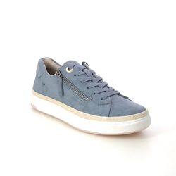 Jana Comfort Lacing Shoes - Denim blue - 23670/20802 IMP WIDE ZIP