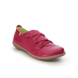 Jungla Comfort Lacing Shoes - Red leather - 602380 COKIFOL