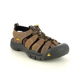 Keen Closed Toe Sandals - Brown leather - 1001870-/ NEWPORT