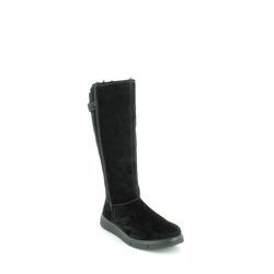 Legero Knee High Boots - Black Suede - 00657/00 CAMPANIA HI GTX
