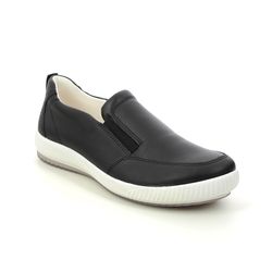 Legero Comfort Slip On Shoes - Black leather - 2000215/0100 TANARO 5 SLIP