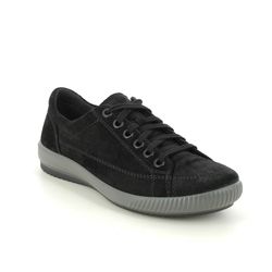 Legero Comfort Lacing Shoes - Black Suede - 2000161/0200 TANARO 5 STITCH