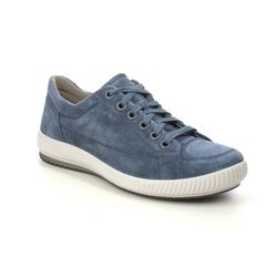 Legero Comfort Lacing Shoes - Blue Suede - 2000161/8600 TANARO 5 STITCH