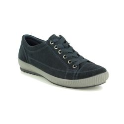 Legero Comfort Lacing Shoes - Navy Suede - 00820/80 TANARO STITCH